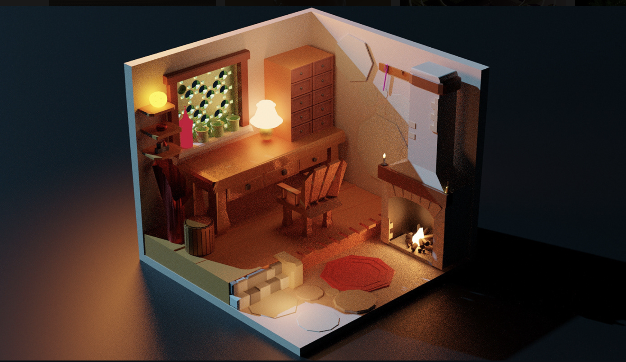 3D Isometric | Home | Blender