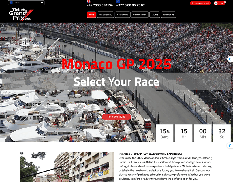 Web Site - Monaco Grand Prix Website